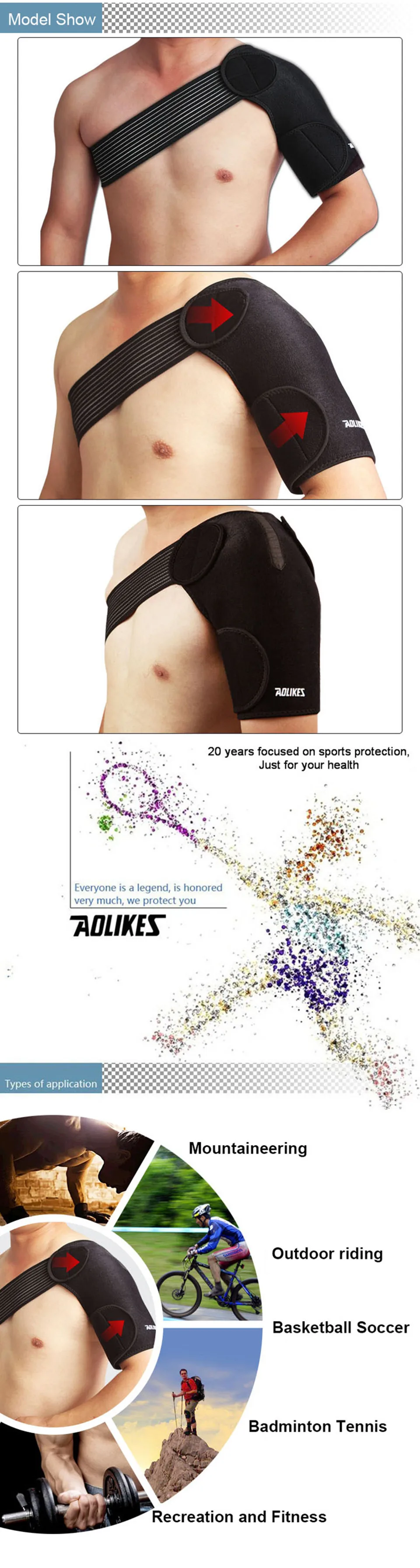 AOLIKES высокоэластичный плечевой протектор фиксатор поддержка съемный Корректор осанки de postura ортопедические для мужчин и женщин