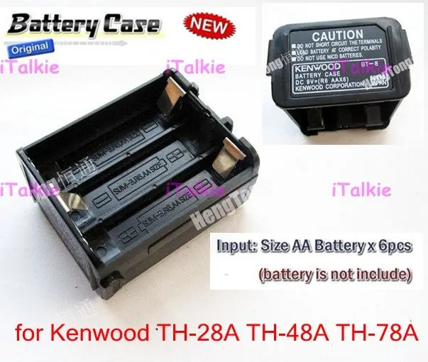 bilder für Batterie fall bt-8 für kenwood th-28a th-48a th-78a unterstützung 6 aa batterie zwei-wege-radio walkie talkie bilder für Batterie fall bt-8 für kenwood th-28a th-48a th-78a unterstützung 6 aa batterie zwei-wege-radio walkie talkie