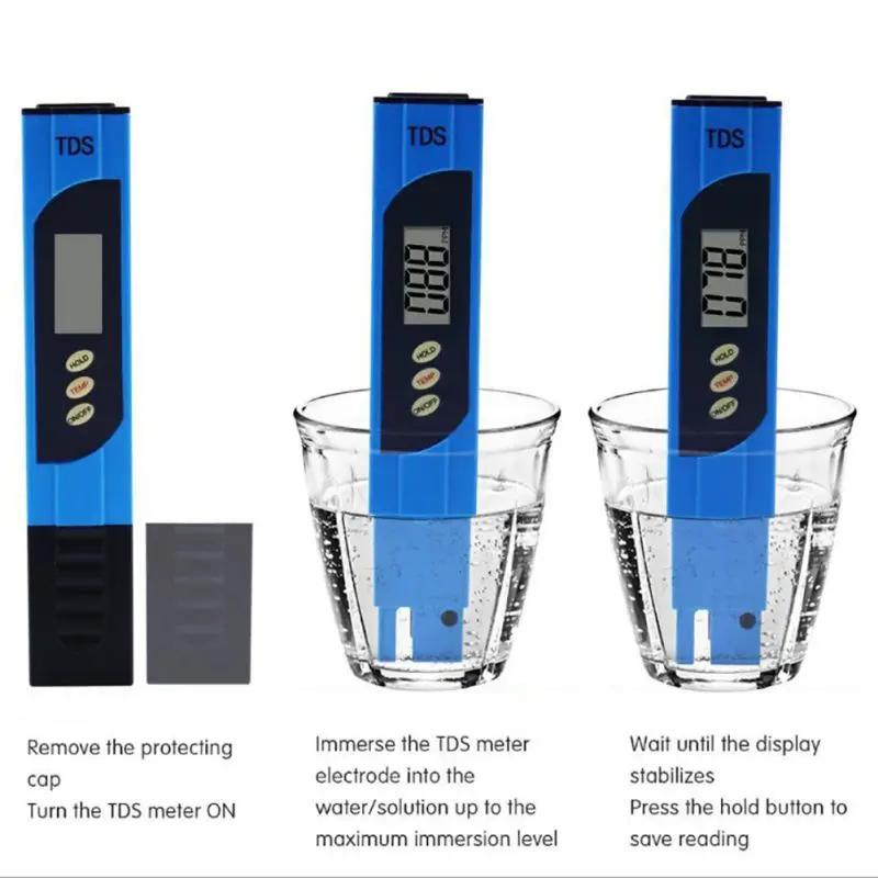 

Digital PH Meter Automatic calibration 0.01 and TDS Tester Titanium probe water quality test Monitor Aquarium Pool PH Meter