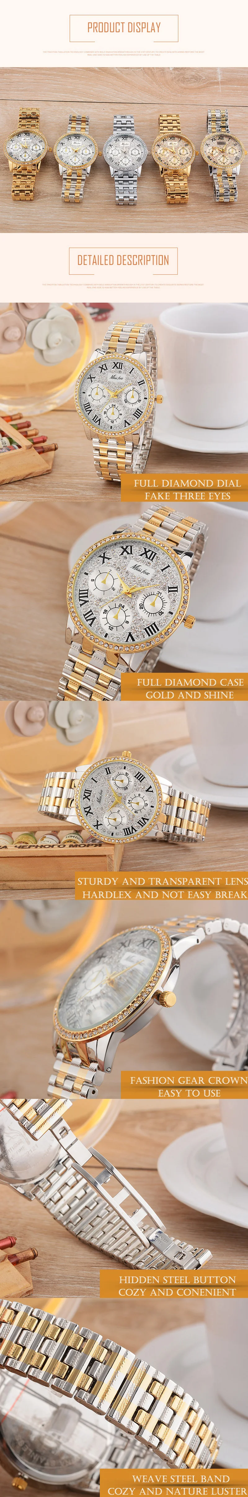 Miss Fox MISSFOX Female Fashion Business Watches Stainless Steel Quartz Watch Casual Style Women Wristwatch Relogios Femininos (4)