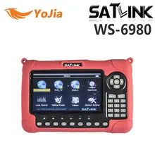 Satlink WS-6980 DVB-S2 DVB-T/T2 DVB-C Combo 6980 Numérique Satellite Finder 7 pouce HD Écran LCD Analyseur de Spectre constellation