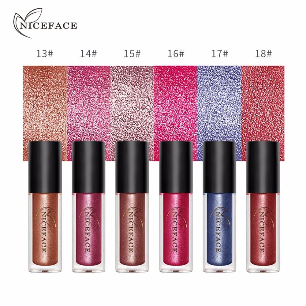 Buy NICEFACE Metalic Shimmery Liquid Lipstick Makeup