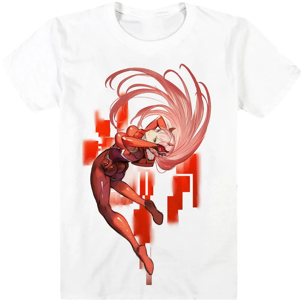 

New DARLING in the FRANXX T-Shirt Cosplay Costume Masamune Izumi Anime Men T shirt Women Clothing Tees G