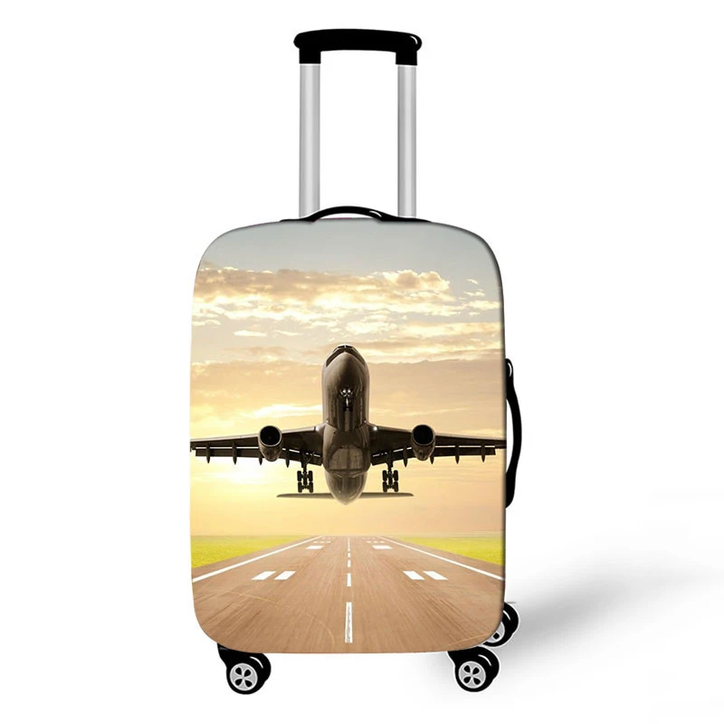 Travel Accessories Luggage Cover Suitcase Protection Baggage Dust Cover Elasticity Aircraft Trunk Set Case For Travel Suitcase