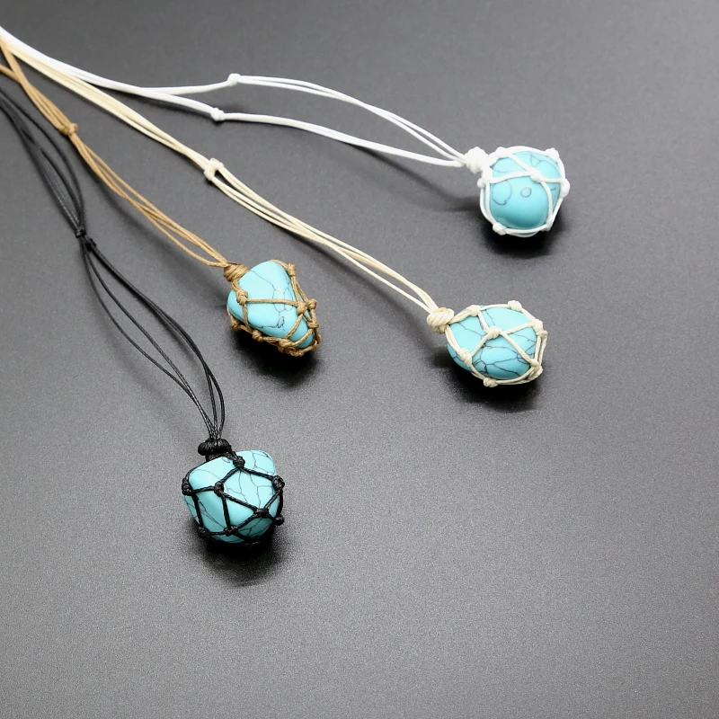 Ожерелье из натурального камня для мужчин и женщин|crystal pendant|necklace jewelryfashion jewelry |