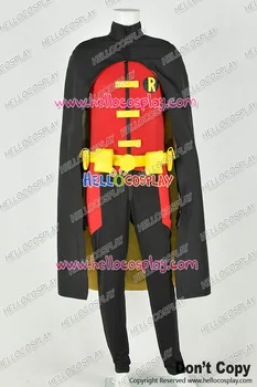 

Young Justice Cosplay Robin Uniform Costume Stretchable Cotton Version H008