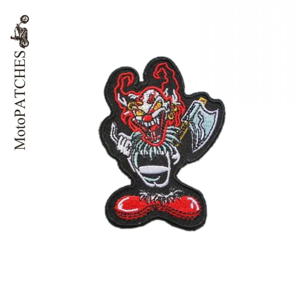 MotoPATCHES Clown Motorcycle Biker Patches Embroidered Patches For