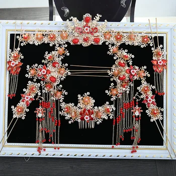 

2018 New Bride's Headwear step shake Chinese style tassel Show hair wear Wholesale