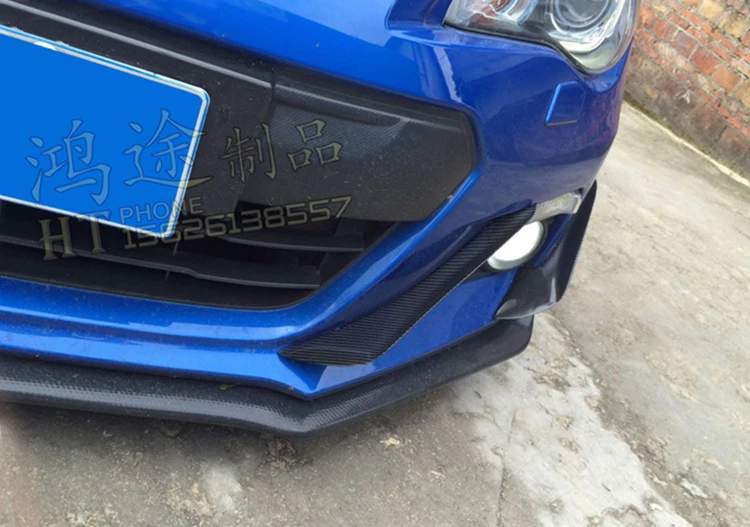 

Fit for TOYOTA GT86 Subaru BRZ carbon fiber / wind / air knife knife surrounded by decorative front spoiler.