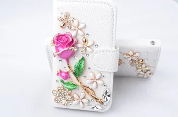 

Bling Crystal Rhinestone Wallet Leather Purse Flip Card Pouch Stand Cover For Samsung s10 s9 s8 plus s7edge Note10 Note8 9 case
