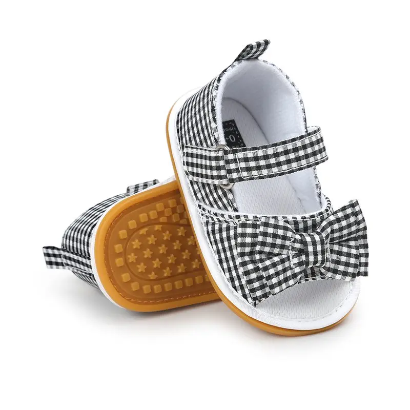 Г. Новая летняя обувь для маленьких девочек, мягкая резиновая подошва, нескользящая обувь для малышей туфельки с бантами