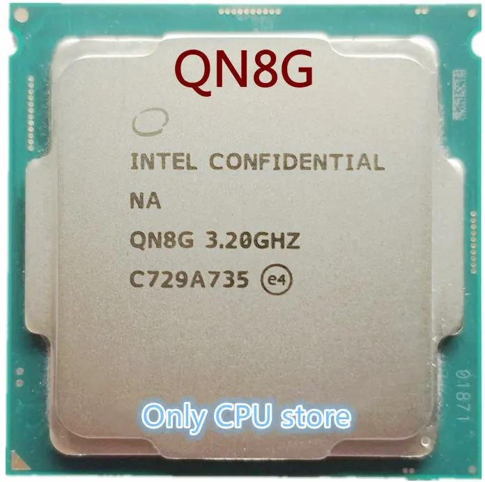 QN8G i7 8700K ES cpu INTEL 6 core 12 threads 3,2 Ghz, поддержка Z370 и других материнских плат восьми поколения, не выбирайте плату