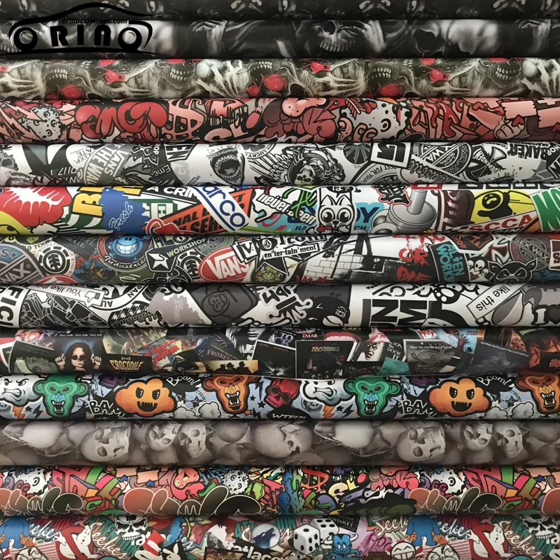Sticker Bomb Camouflage Vinyl Film-2