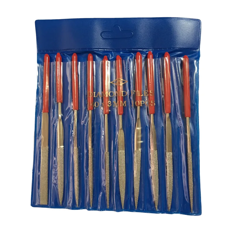 Set 10pcs 140mm Needle Files Jeweler Diamond Carving Craft Tool Metal