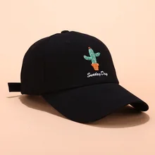 Новинка, модная бейсболка С КАКТУСОМ, для мужчин и женщин, весна-лето, солнцезащитные кепки для женщин, одноцветная бейсболка,, шляпа для папы