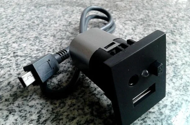 USB/AUX Слоты интерфейсы Разъем кнопка с мини USB кабелем адаптер для Ford Focus C MAX I focus 2