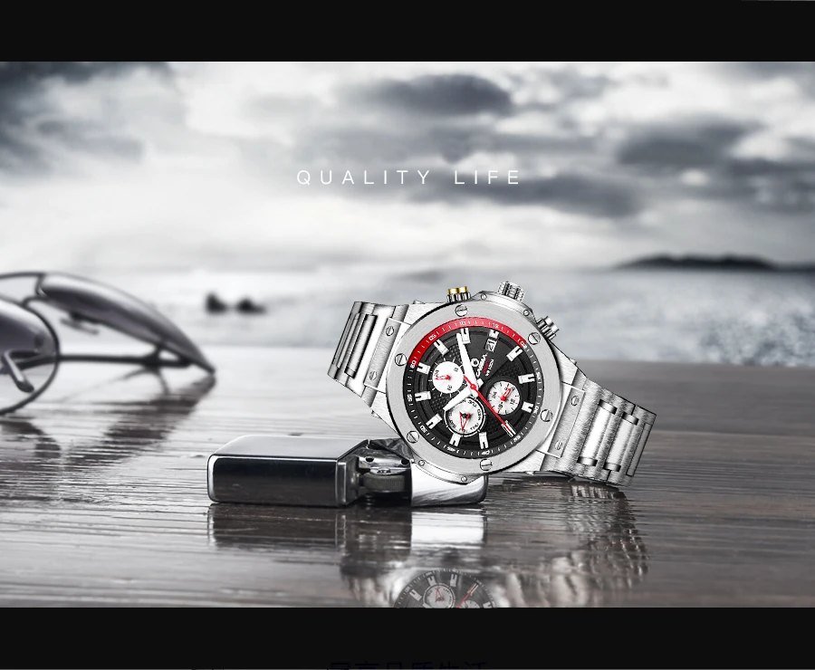 Relogio Masculino бренд CASIMA роскошные часы для мужчин 100 м водонепроницаемые светящиеся Спортивные кварцевые наручные часы Saat Reloj Hombre