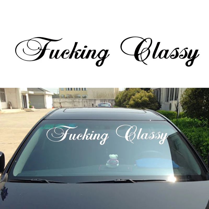 Classy Windshield Banner Interesting Car Styling Jdm Low Car Vinyl