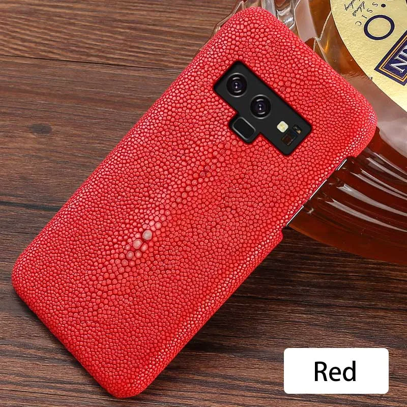 Красный Чехол для телефона для samsung Galaxy Note 9 8 5 4 S5 S6 S7 край S8 S9 плюс A5 A7 A8 J5 J7 тайский серебряный жемчуг рыбы ската Dasyatis akajei Капа - Цвет: Красный