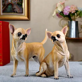 

1/6 Scale Animal Model High Imitation Chihuahua Model Pet Dog Model For 12' Action Figure Body Scene Accessory