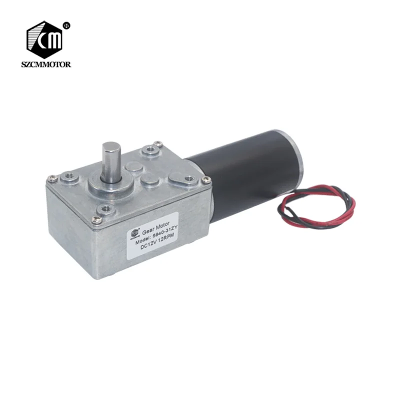 5840-31ZY Permanent Magnet DC Motor Turbine Worm Getriebemotor 12V 200RPM 21W se