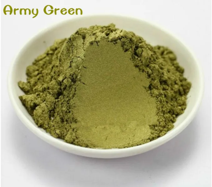 20 г здоровая Натуральная Минеральная пудра MICA порошок сделай сам для мыла краситель для мыла макияж мыло для век Пудра - Цвет: Army Green