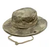 Chapeau bob airsoft pour tenue de sniper camouflage avec ficelle  1
