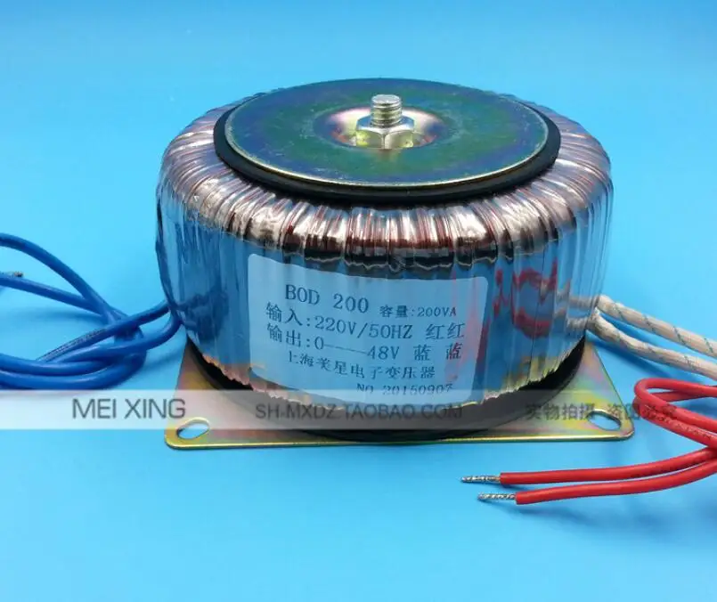

48V 4.16A Ring transformer copper custom 200VA toroidal transformer 220V input for power supply amplifier