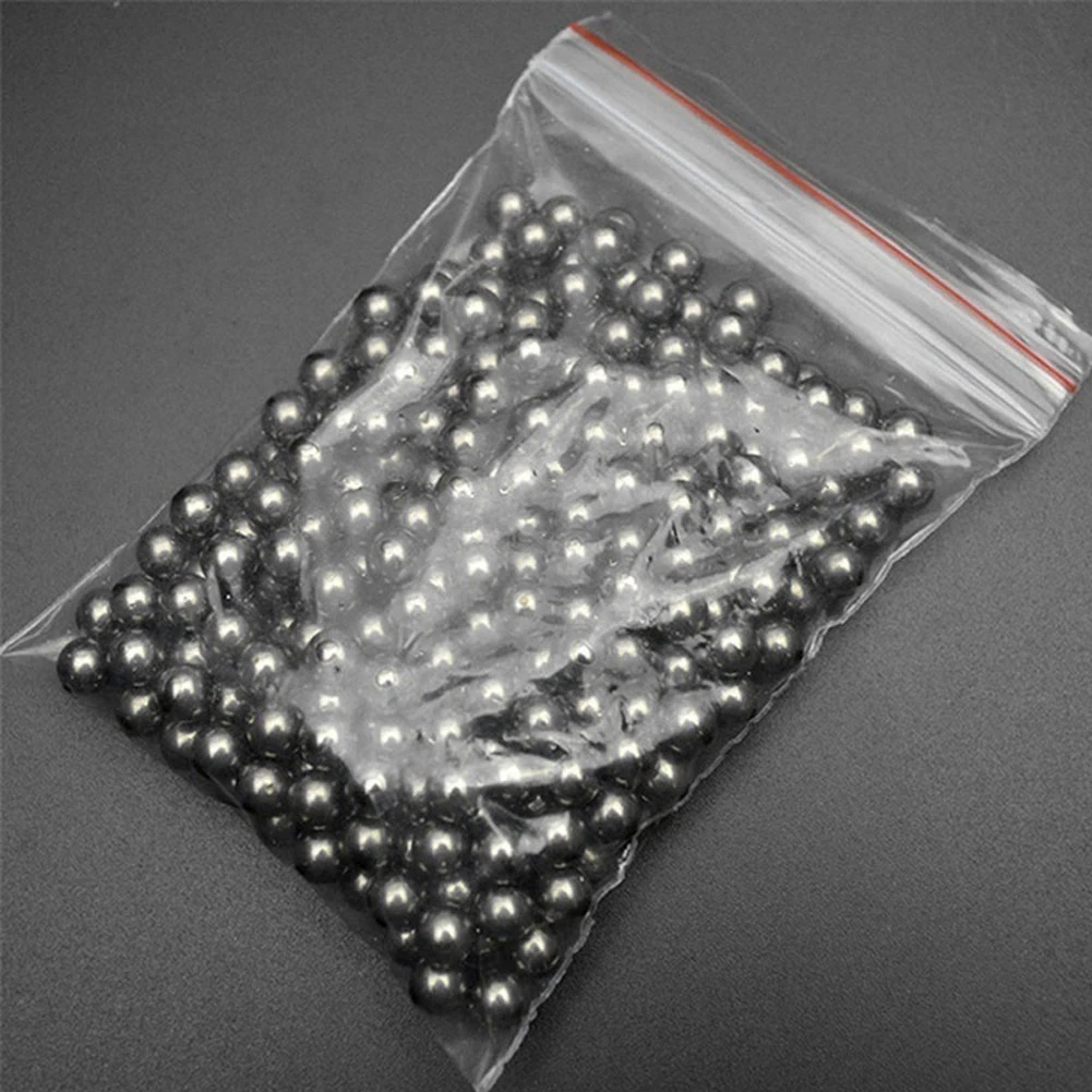 

100PCS 6MM Steel Balls Slingshot Hunting High-Carbon Steel Slingshot Ball For Replacement Bike Bearing Hitting Ammo Steel