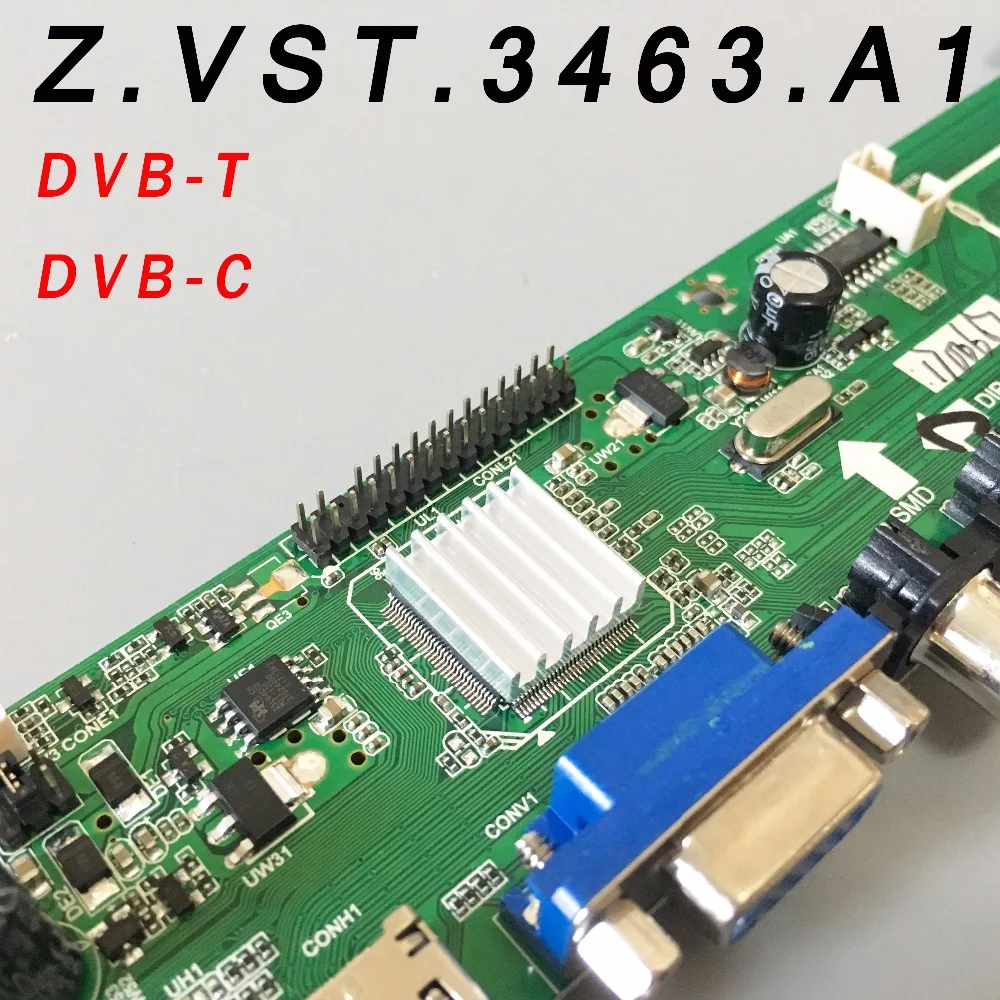 Z.VST.3463.A1 V56 V59 универсальная плата драйвера ЖК дисплея поддерживает работу ТВ