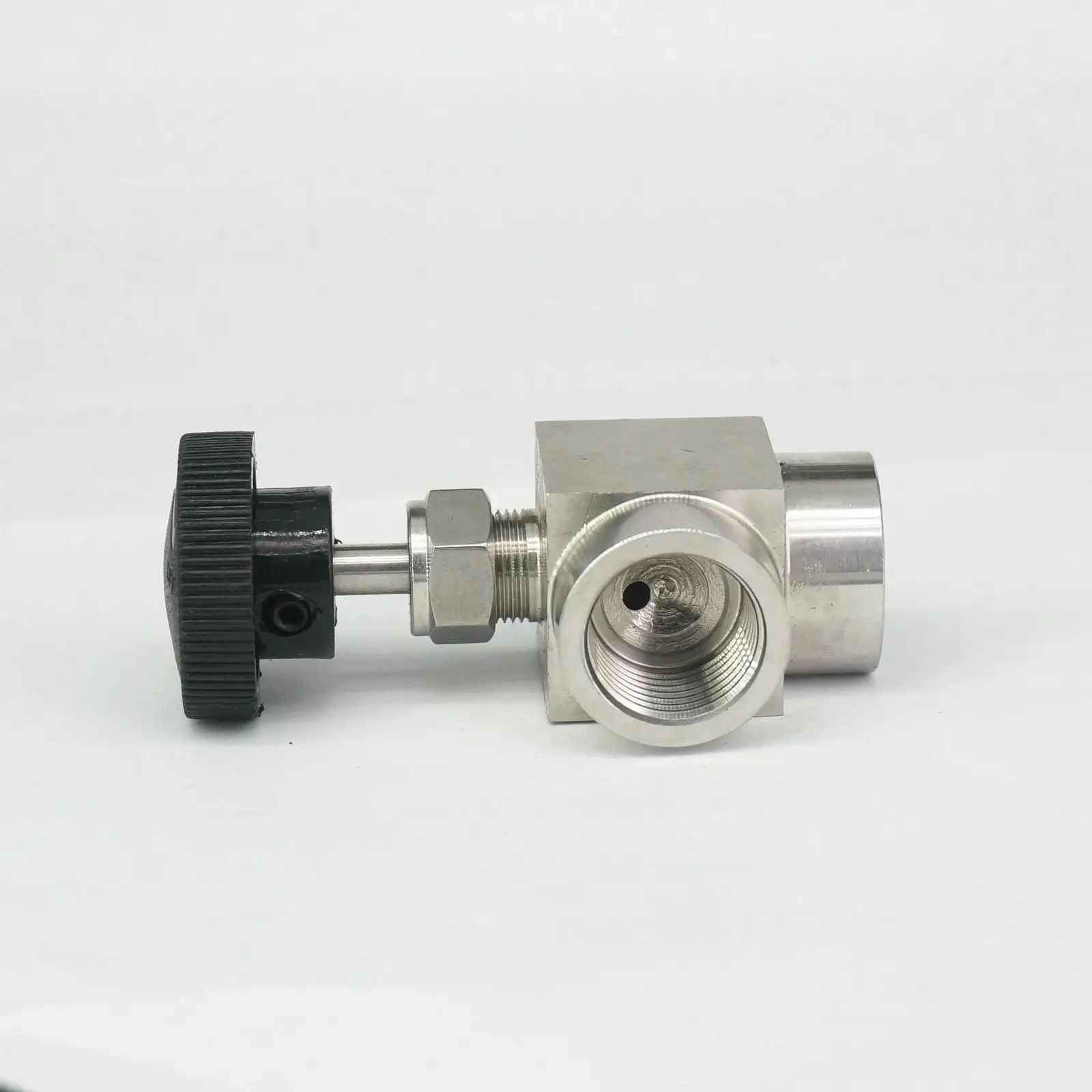 1/2 &quotNPT Женский Локоть игольчатый клапан 304 нержавеющая сталь контроль потока|304