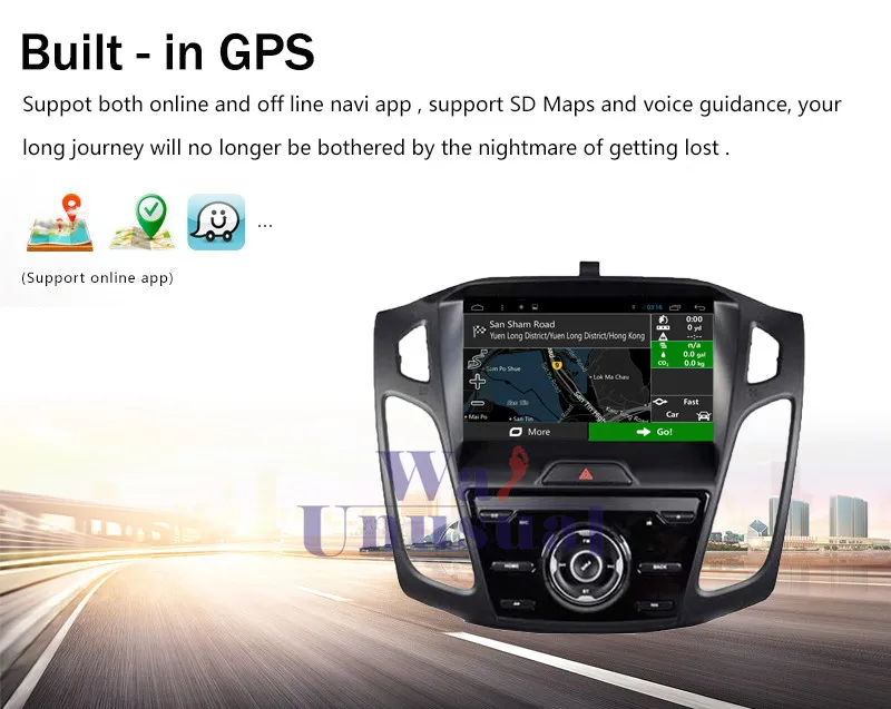 Clearance WANUSUAL 9" Quad Core Android 6.0 GPS Navigation for Ford Focus 3 2012 2013 2014 2015 With BT 3G Wifi Mirror Link 1024*600 Maps 10 Clearance WANUSUAL 9" Quad Core Android 6.0 GPS Navigation for Ford Focus 3 2012 2013 2014 2015 With BT 3G Wifi Mirror Link 1024*600 Maps 10