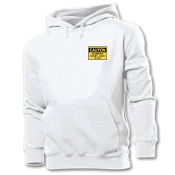 

Printed Caution Eliminate Doubt Lock It Out Unisex Graphic Hoodie Sweatshirt Jumper Mini Pattern Hooded Tops Pullover Hoody