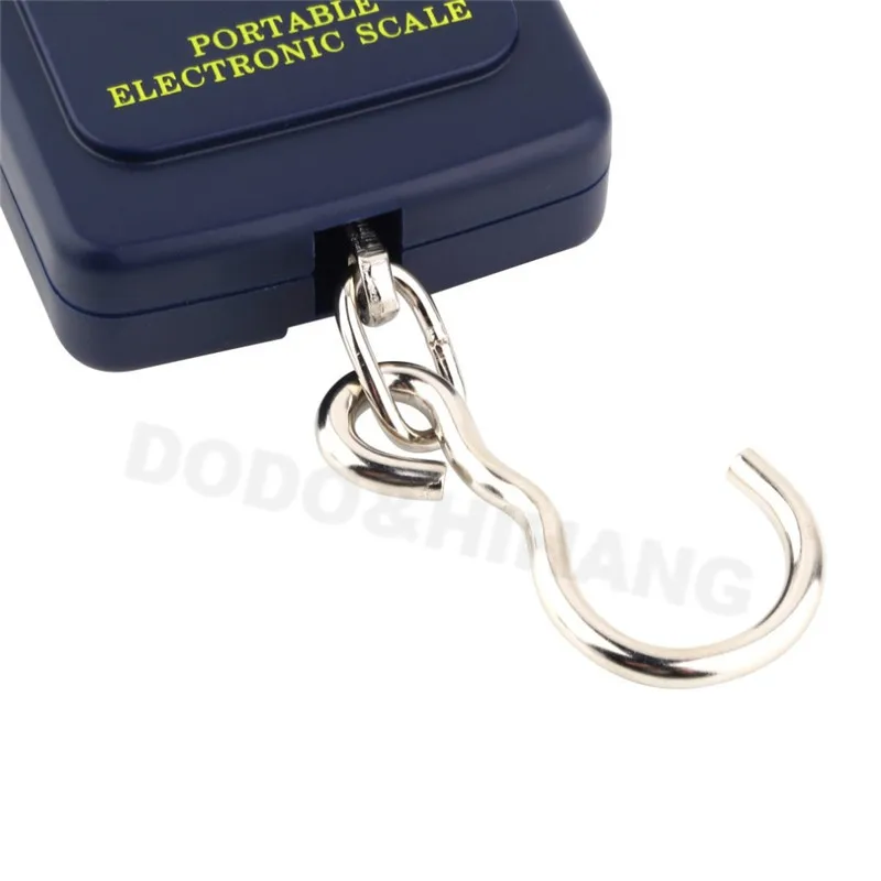 LCD Mini Pocket Electronic Scale Portable Digital Scales 40 KG Hanging Hook Steelyard Luggage Weight Balance Steelyard Hot D1027 (8)