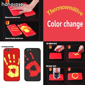 

50pcs Physical Thermal Sensor Discoloration Case For iPhone XS Max XR X 8 7 6 S Plus 5S 5 Soft Heat Sensitive Cover Magic Cases
