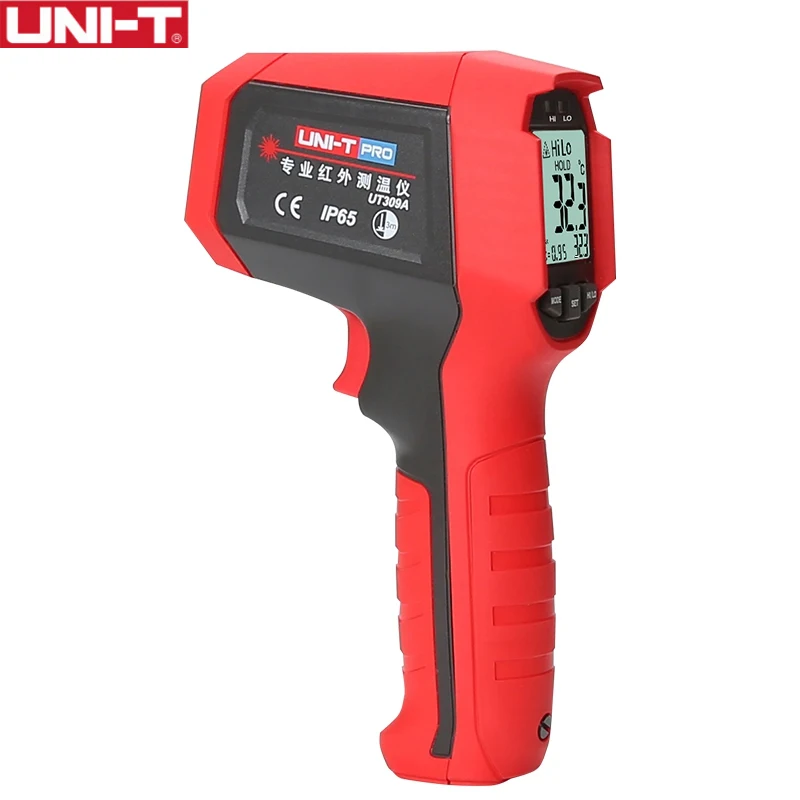

UNI-T UT309A Non-contact Digital Laser professional infrared thermometer -35~450C (-31~842F) Themperature Pyrometer IR Laser
