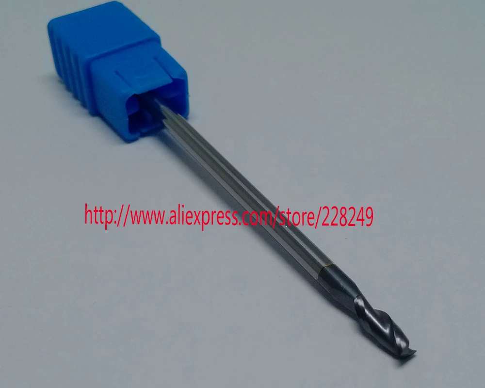 

1pc D3*D3*8*75 HRC60 2 Flutes Flat Square Tungsten Solide Carbide End Mills For CNC milling cutter