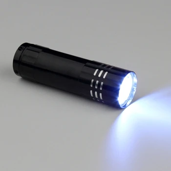 

Worldwide Classic 9 LED Aluminum Flashlight Lamp Small Flashlight Emergency Camping