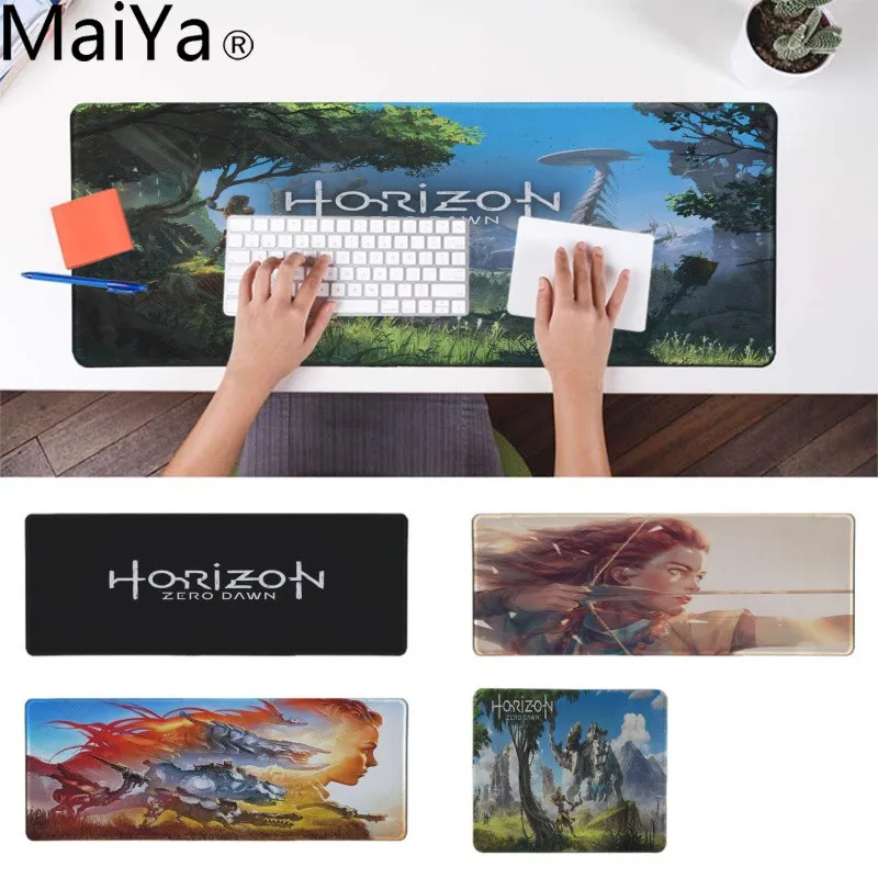 

MaiYa Simple Design Horizon Zero Dawn Large Mouse pad PC Computer mat Rubber Mouse Durable Desktop Mousepad