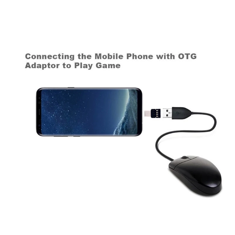 

OOTDTY High Quality Type C To USB OTG Connector Adapter for USB Flash Drive S8 Note Phone Dropshipping