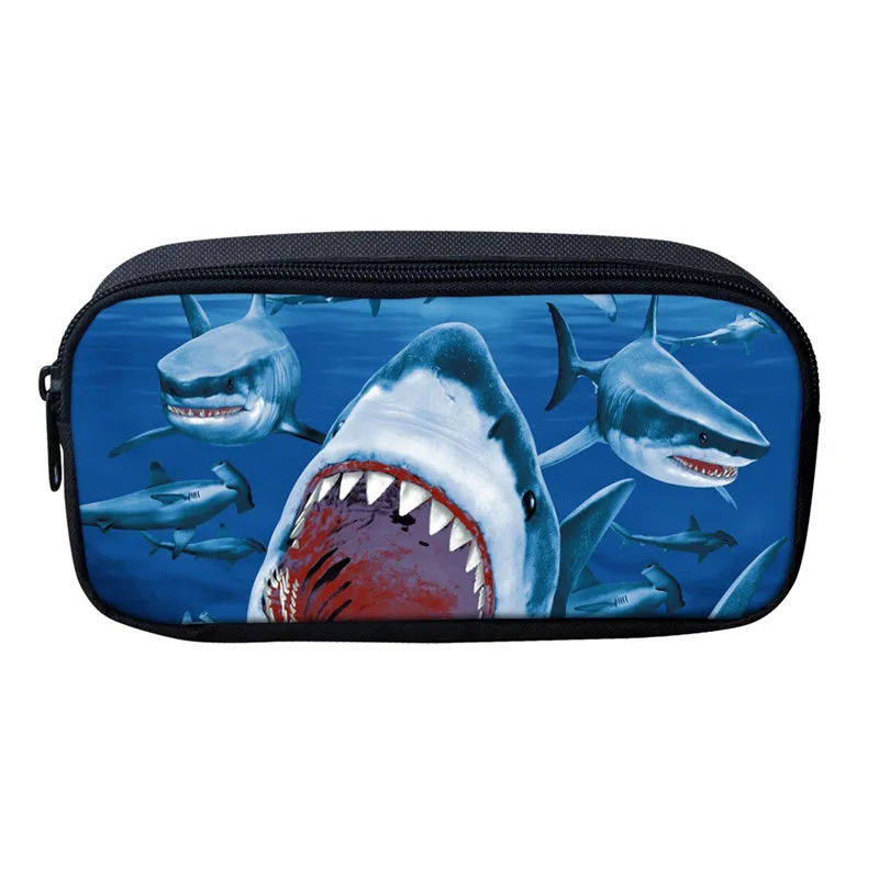 Nopersonality печати 3d животных с изображение акулы или динозавра рюкзак для школьников Прохладный основной Junior фyтбoлкa дeтскaя стyдeнт Bagpack портфели - Цвет: Z4911K