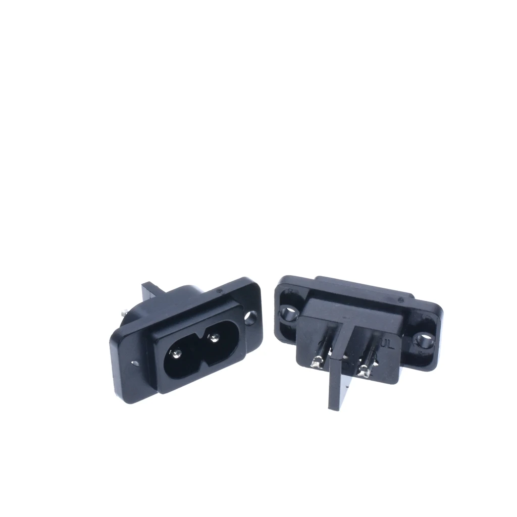 10 шт. черный 2 контакта IEC320 C8 AC разъем питания 250V 6A | Обустройство дома
