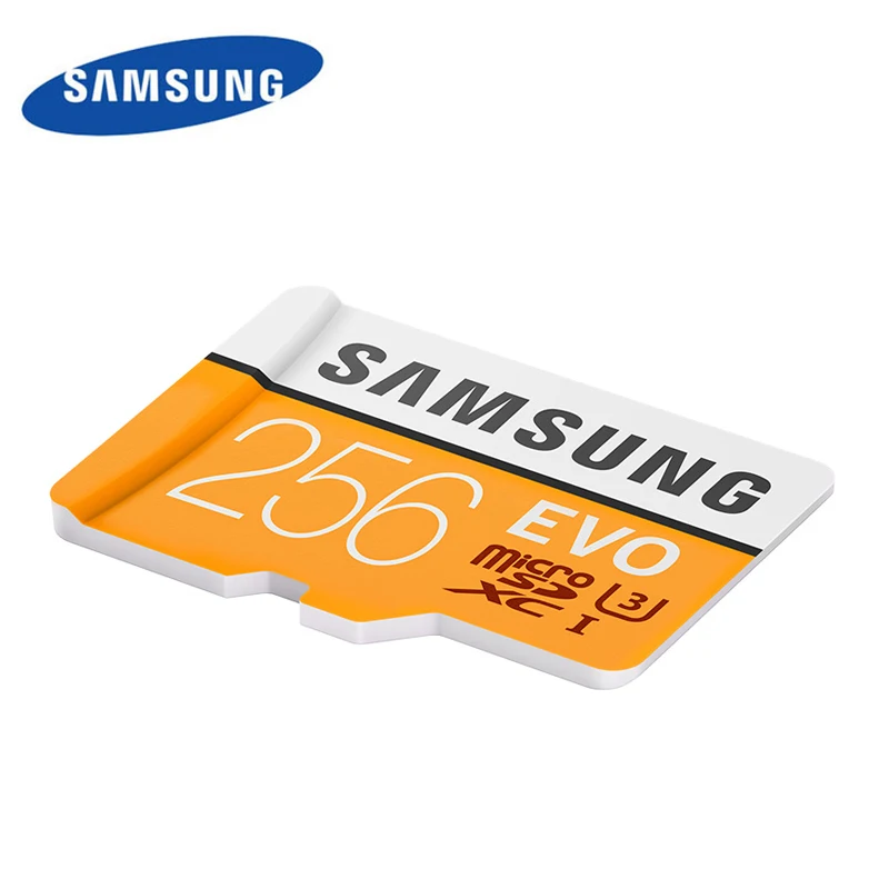 Оригинальный бренд SAMSUNG Micro SD карта флэш памяти TF UHS 1 Microsd КЛАСС 10 SDHC SDXC EVO 256 ГБ/128