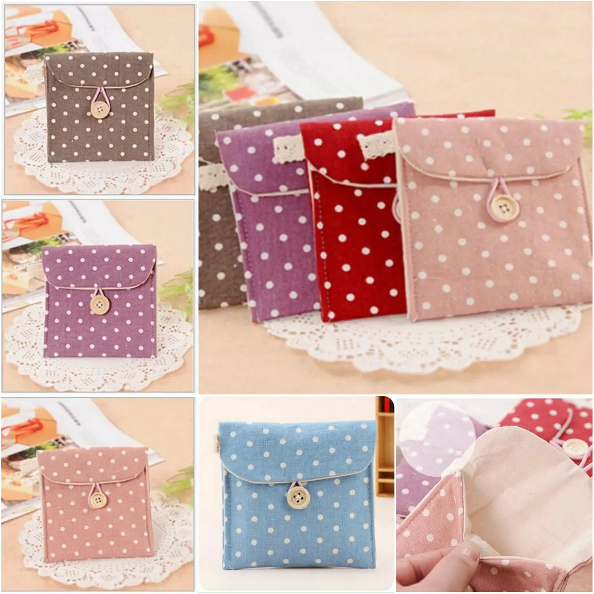 WomenLovelySanitaryPadPurseHolderNapkinTowelBagPrivacy