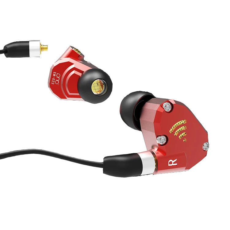 Новый PHB EM-023 hifi-вкладыши Earbud 2 балансных арматурных + динамических Hybird монитор