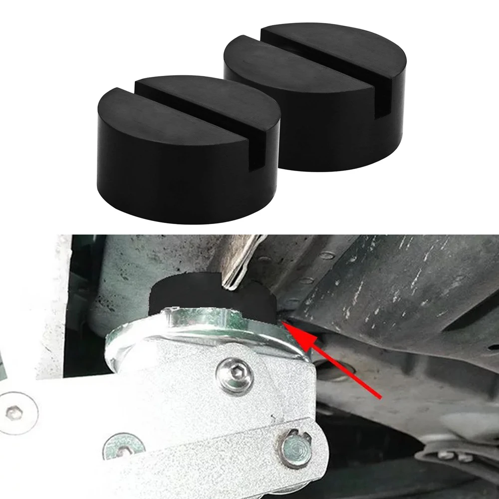 JEAZEA 2PCS Car Rubber Disc Pad Car Vehicle Jack Pad Frame Protector