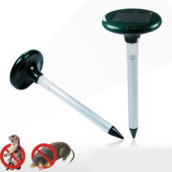 

Garden Yard Ultrasonic Solar Powered Snake Mouse Pest Rodent Repeller Household Fox Mole Gopher Animal Repellent Pest Control