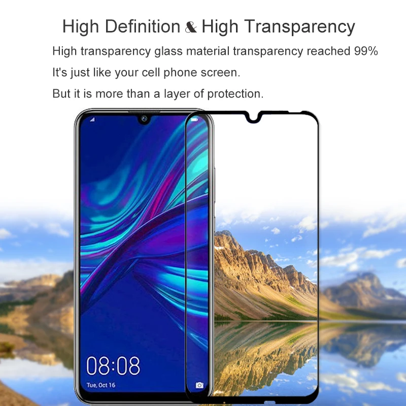 2 шт. Защитное стекло для Huawei P Smart 2019 6 21 дюйма 9H|Защитные стёкла и плёнки| |
