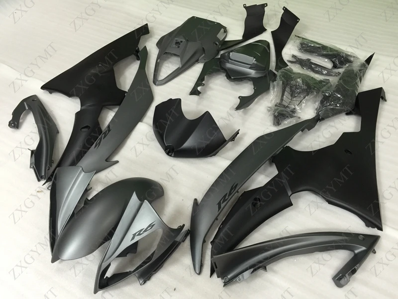 

Fairings YZFR6 2008 - 2015 Matter Black Plastic Fairings YZF600 R6 13 12 Abs Fairing YZFR6 10 11