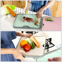 Paddy волоконно ПП многофункциональная разделочная доска коврики противоскользящие и портативные разделочные доски красочные кухонная разделочная доска инструменты